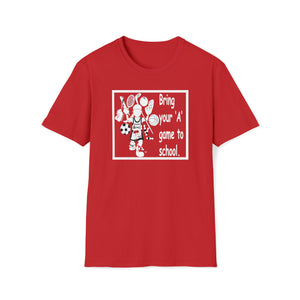 A Game to School T-Shirt | Dewey Does Novelty Tees