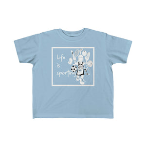 life is sporting - kid's fine jersey tee - choose your favorite color