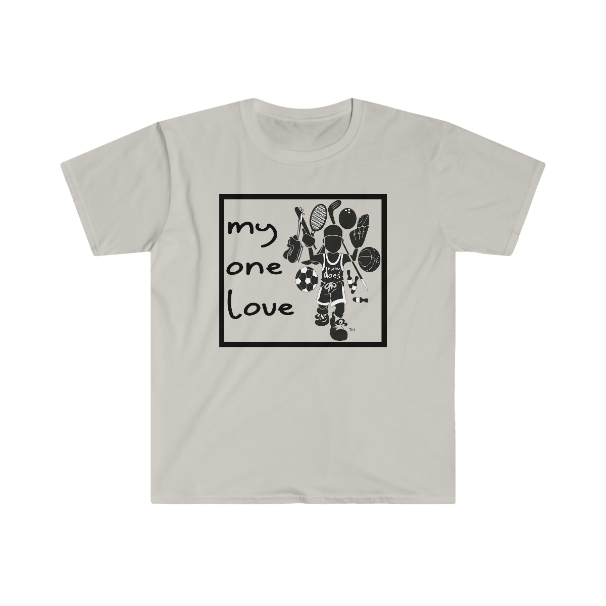 my true love logo unisex softstyle t-shirt