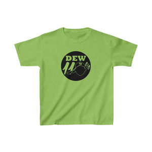 dew110% logo - kids heavy cotton™ tee black print