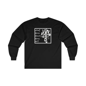 what does dewey does do? ultra cotton long sleeve tee