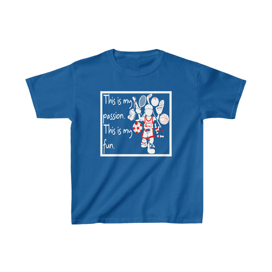 this is my passion. this is my fun. - kids heavy cotton™ tee