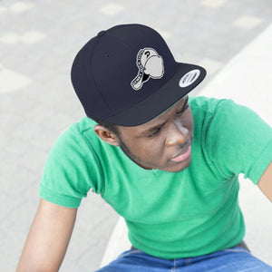 Cool Flat Bill Hats | Dewey Does Logo Hat | Dewey Does Novelty Tees