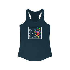 it's all in the game - women's ideal racerback tank