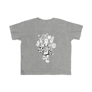 what does dewey does do? - kid's fine jersey tee - choose your favorite color