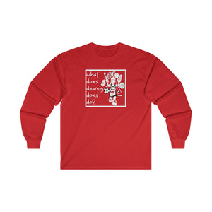 what does dewey does do? ultra cotton long sleeve tee